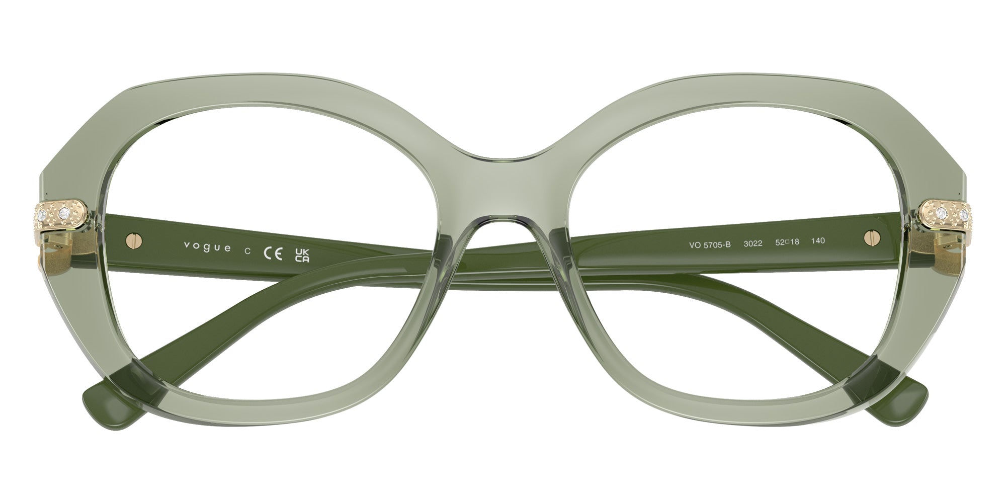 vogue eyewear VO5705B 3022 50 - Transparent Green #id:vo5705b3022_s:108125