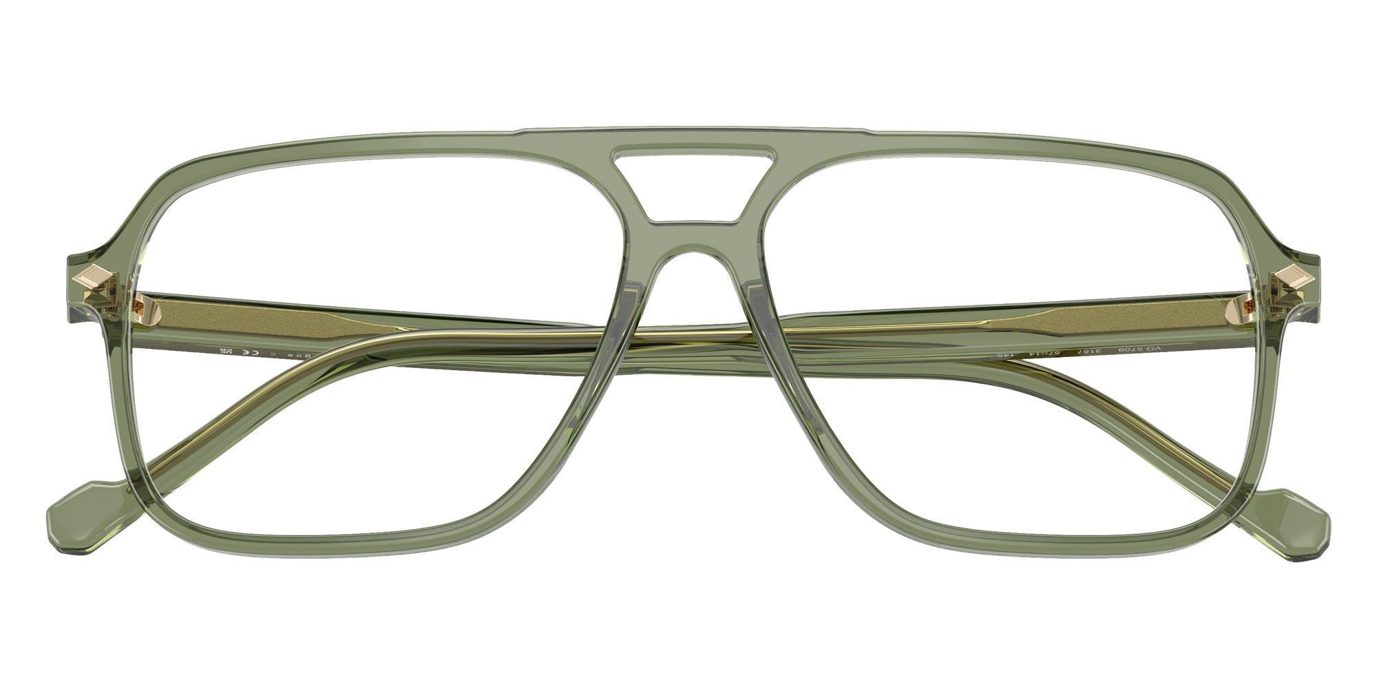 vogue eyewear VO5709 3187 55 - Transparent Green #id:vo57093187_s:100125