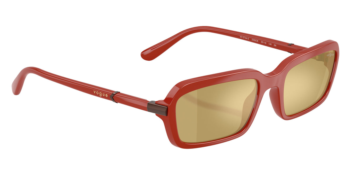 vogue eyewear VO5744S 3330O8 55 - Full Red / Green Olive Gold Mirrored #id:vo5744s3330o8_s:104120