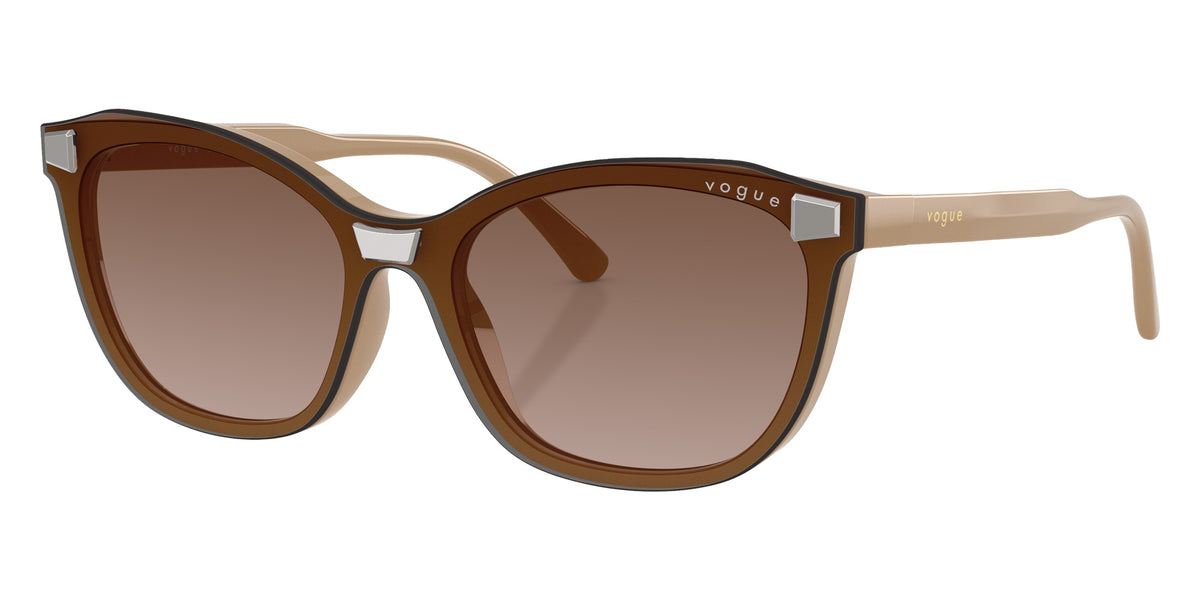 vogue eyewear VO5746S 33261W 54 - Full Taupe / Clear #id:vo5746s33261w_s:102105