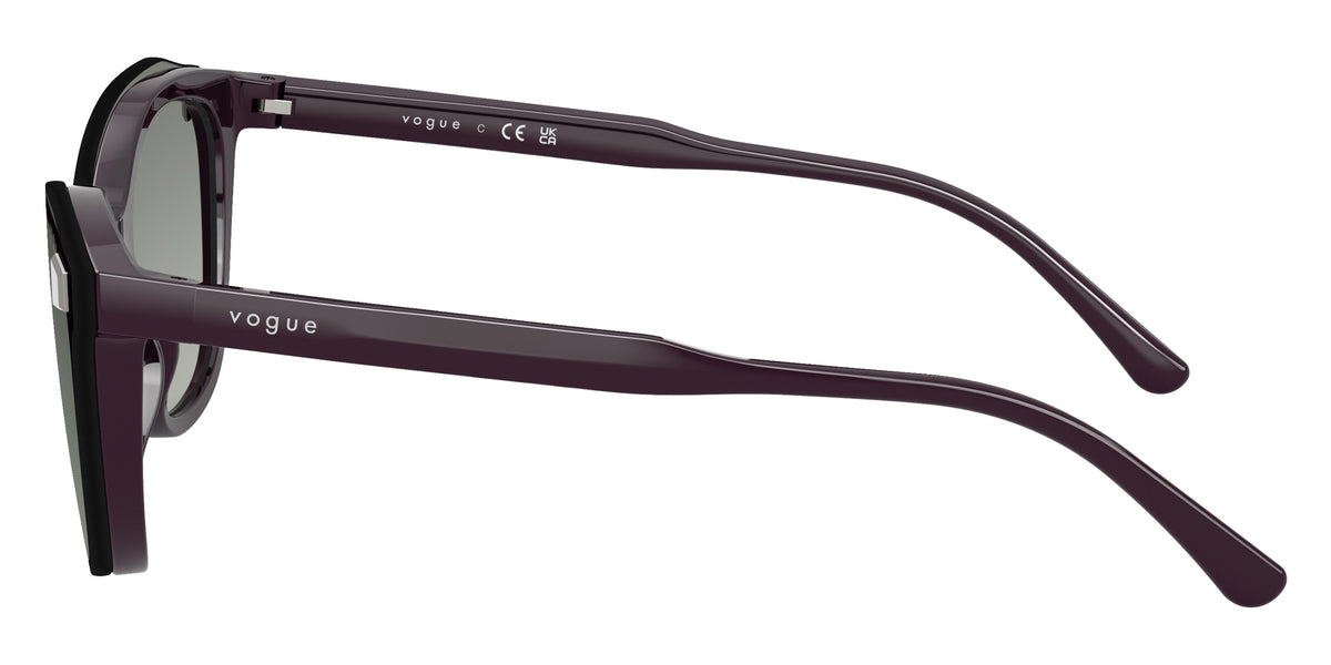 vogue eyewear VO5746S 33321W 54 - Full Dark Purple / Clear #id:vo5746s33321w_s:104110