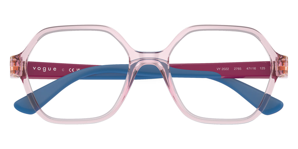 vogue eyewear VY2022 2765 45 - Transparent Light Purple/Full Rose/Azure Rubber