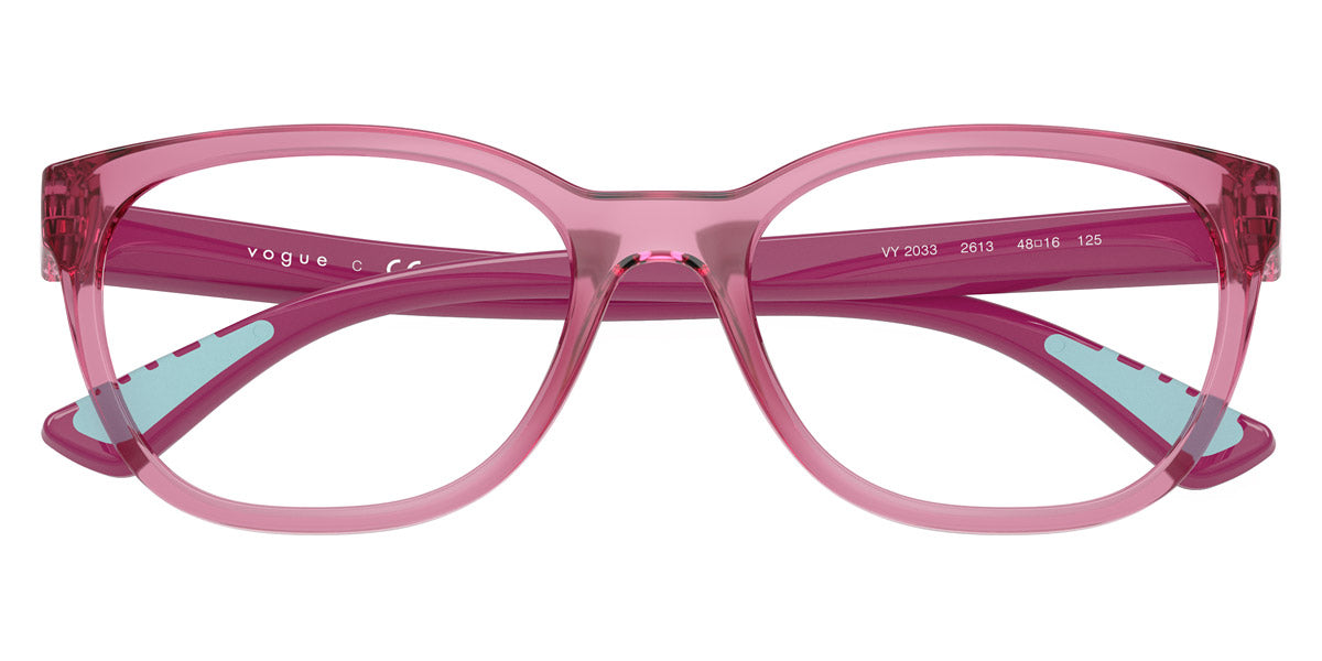 vogue eyewear VY2033 2613 46 - Transparent Dark Rose/Full Purple/Azure Rubber