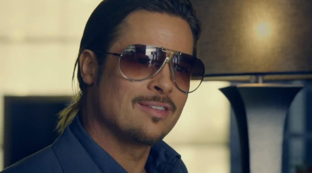 Brad Pitt s Iconic Style In The Counselor Cazal 901 And Ray Ban New A brad-pitt-s-iconic-style-in-the-counselor-cazal-901-and-ray-ban-new-a