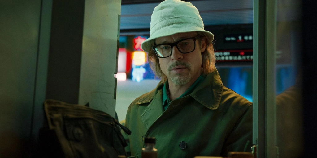 Police Origins Bullet 1 Eyeglasses are Seen on Brad Pitt in “Bullet Train”