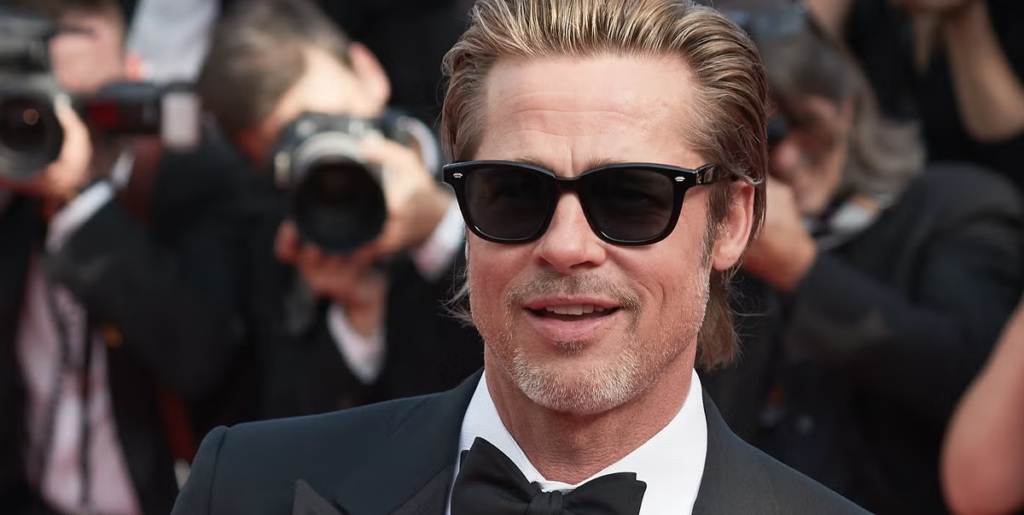 Brad Pitt Steals the Show in Garrett Leight Sunglasses at Cannes 2019