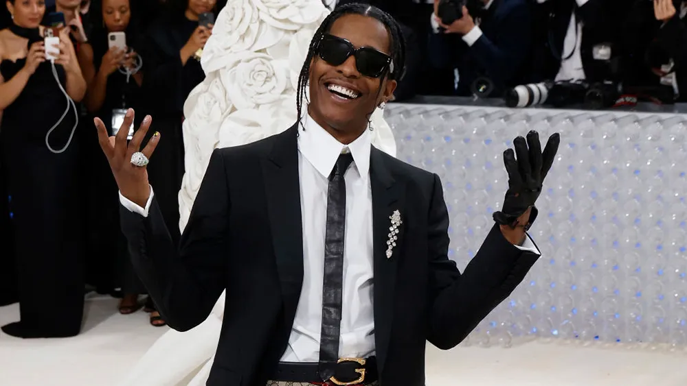 ASAP Rocky and Jessica Chastain Dazzle in Gucci GG1084S Sunglasses at Met Gala 2023