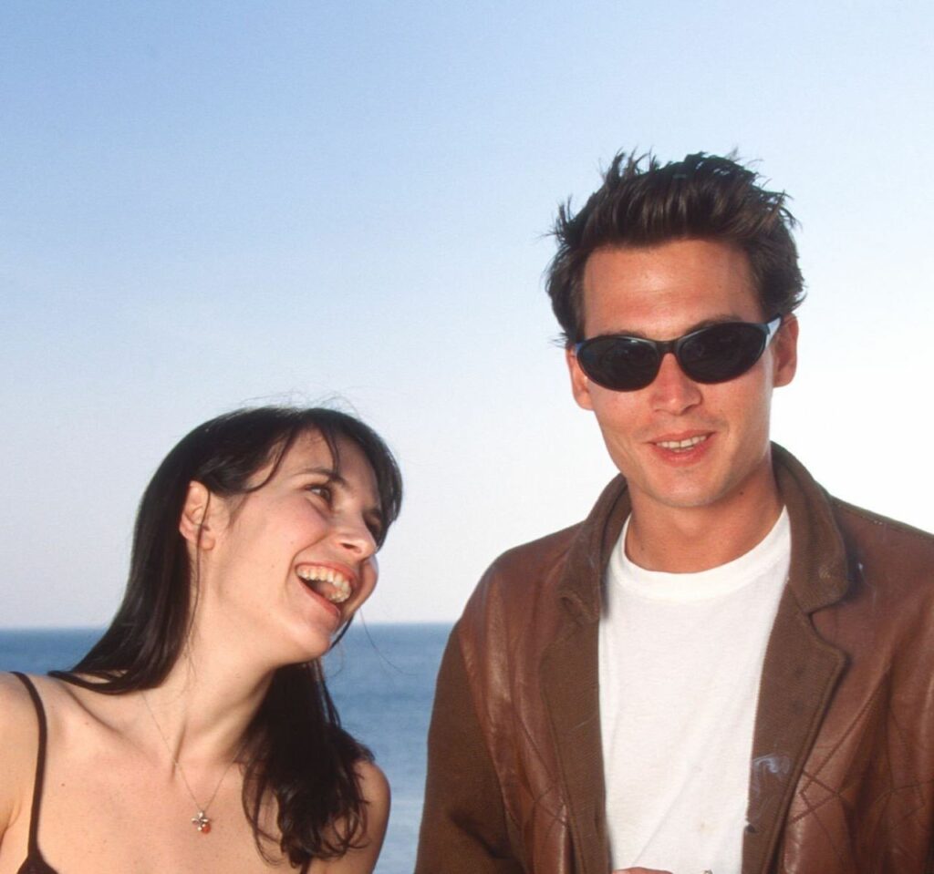 Golden Riviera: Depp’s Iconic 90s Look at Cannes with Géraldine Pailhas