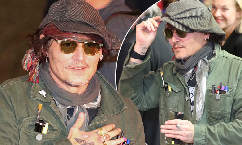 The Star of the Night: Johnny Depp in Johnny Prepp Sunglasses at KVIFF 2021