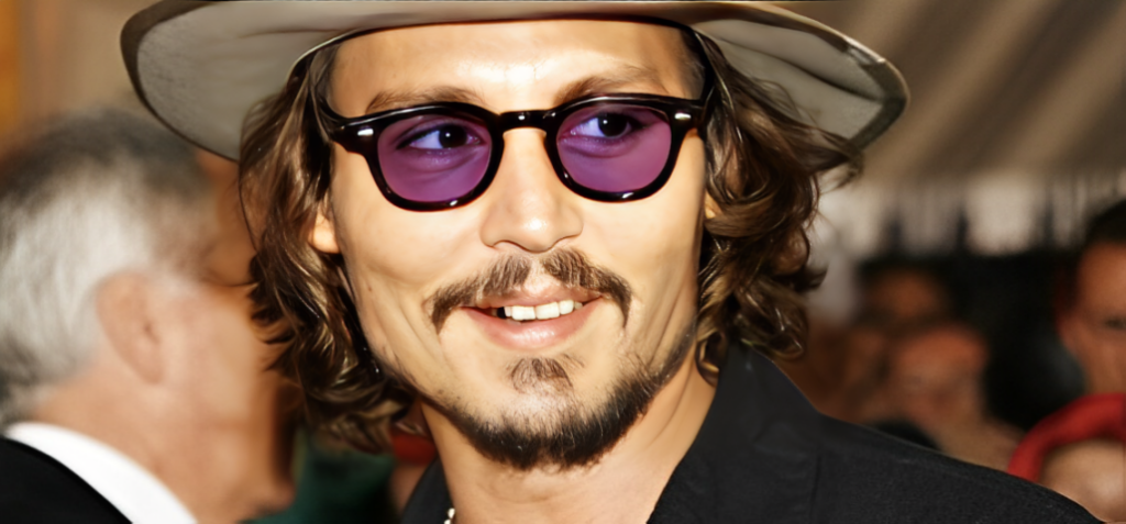 Old Frames, New Lenses: Johnny Depp in Classic Specs Amherst  at Dead Man’s Chest Premiere