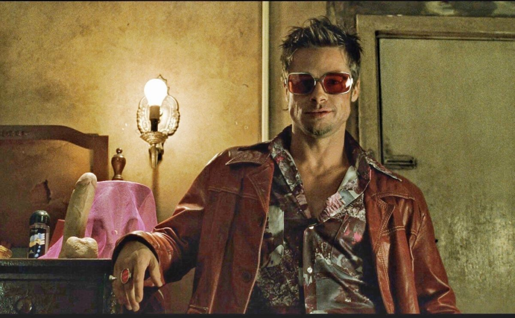 Seeing Red: Oliver Peoples ‘Fight Club’ Sunglasses Legendized by Brad Pitt