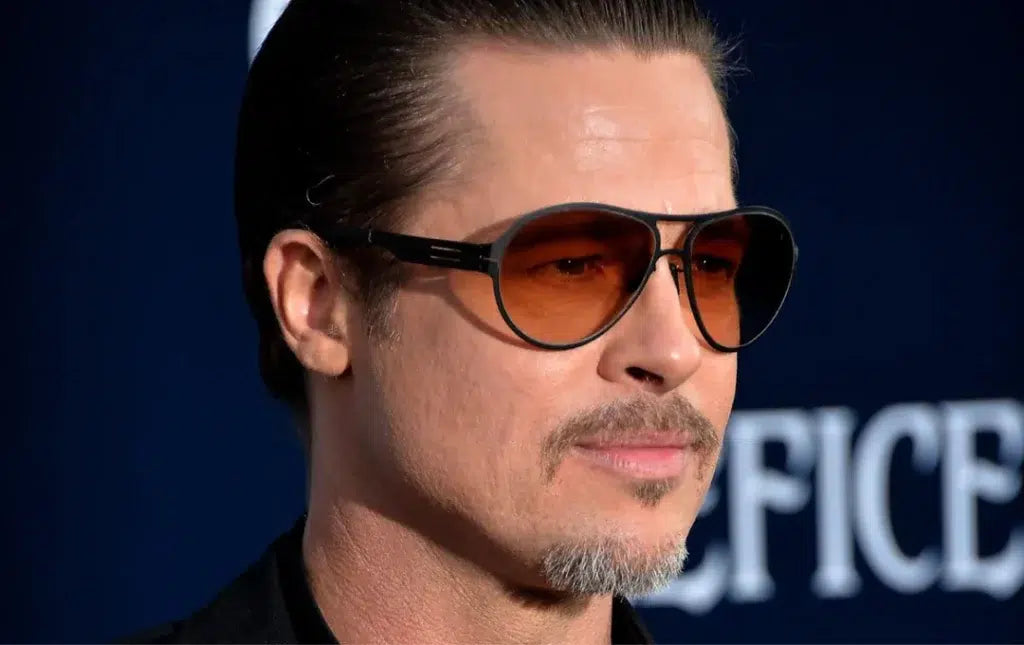 Brad Pitt Levels Up Gothic Chic with ic! berlin Bashir at Maleficent Premiere