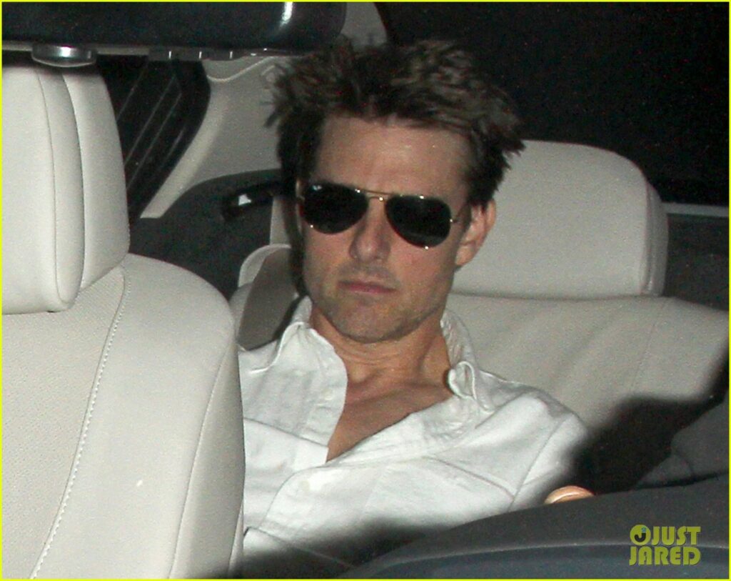 Tom Cruise Steps Out in Ray-Ban RB3025 Sunglasses After Tony Scott’s Passing