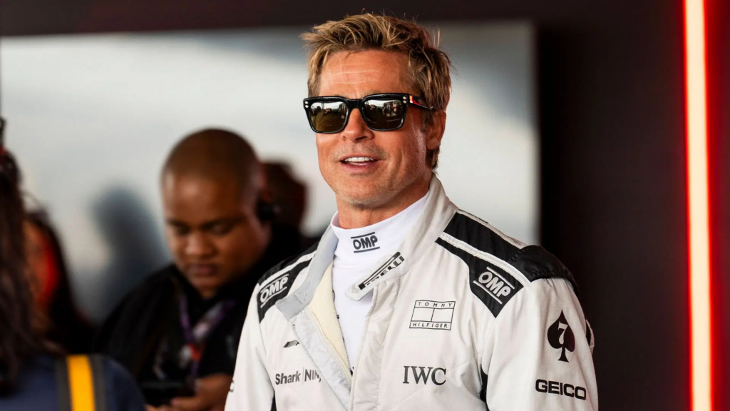 Brad Pitt Fuels Racing Chic in Silverstone with Hoorsenbuhs Shades