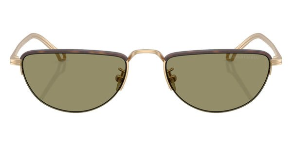 Matte Pale Gold / Green / 53-19-145