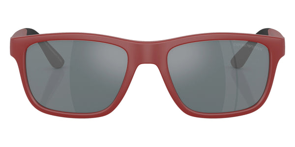 Matte Red/Black / Gray Mirrored Black / 48-16-125