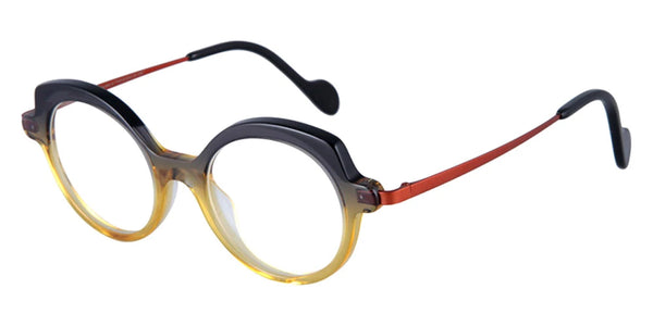Gradient Tortoiseshell and Black/Matte Brick Orange / 47-19