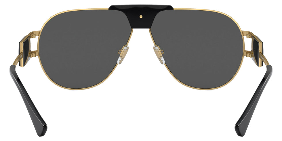 VERSACE VE2252 100287 63 - Gold / Dark Gray 100287