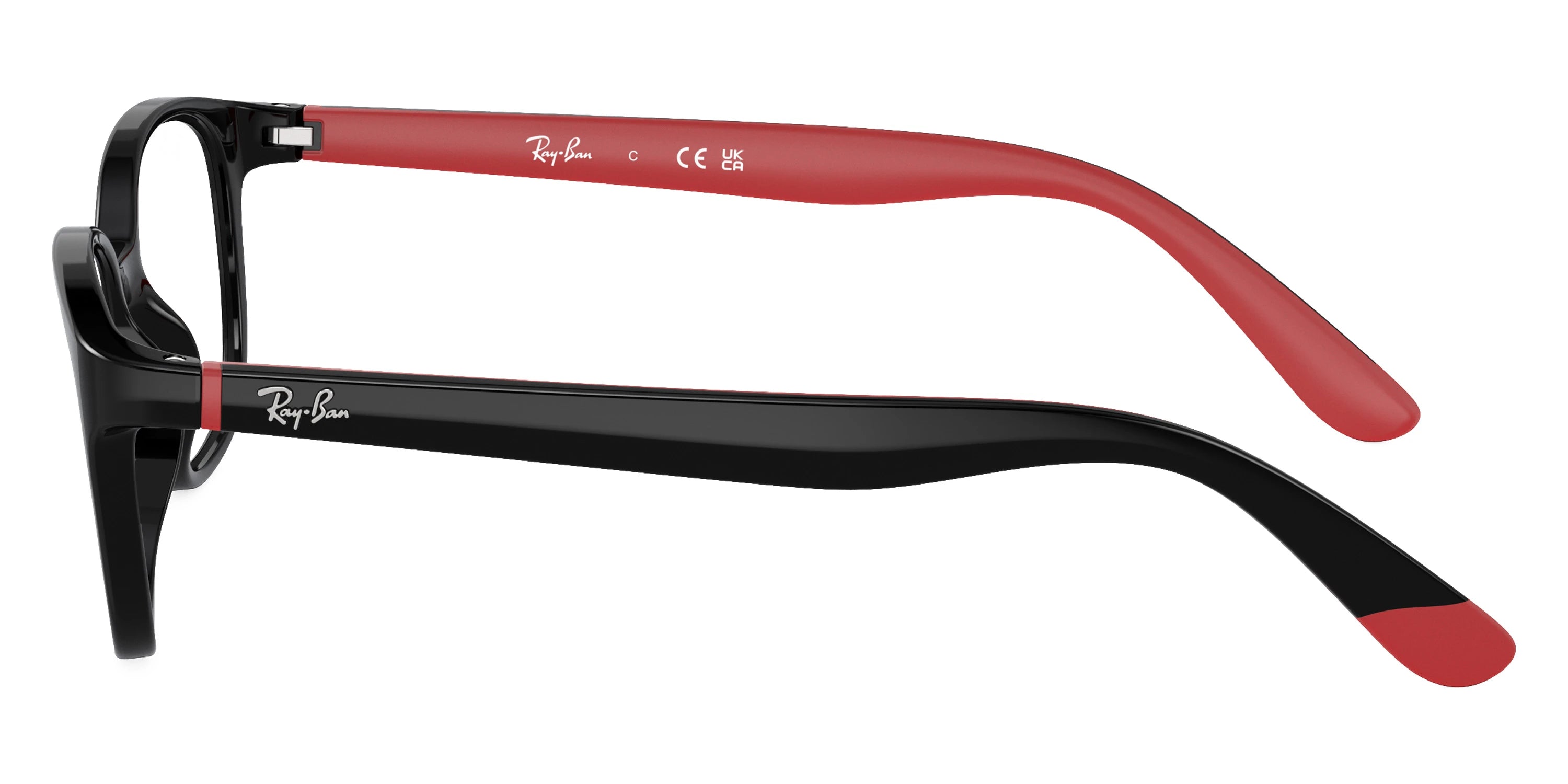 Ray-Ban RY1632 3928 46 - Black on Red