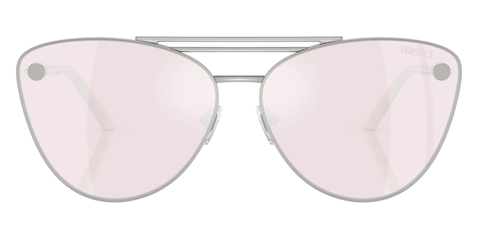 VERSACE VE2267 10007V 64 - Silver / Pink Mirrored White