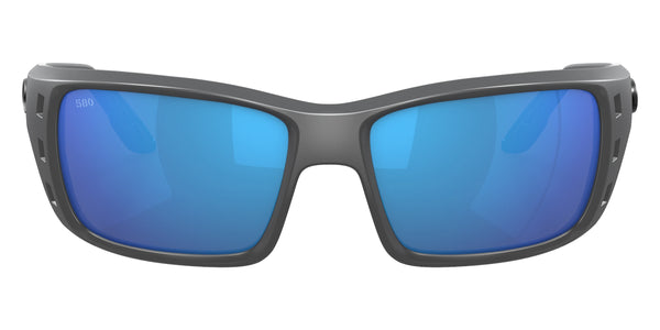 Matte Gray / Blue Mirrored Polarized / 62-16-125