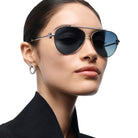 TIFFANY TF3101B 60014U 59 - Silver / Azure Gradient Dark Blue Polarized