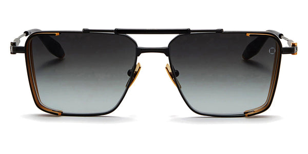 Matte Black/Matte Yellow Gold / Matte Black with Dark Gray to Light Gray AR / 58-16-147