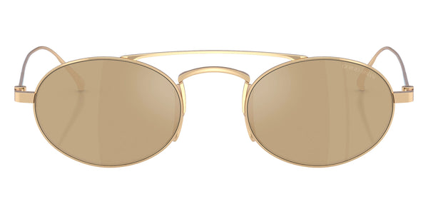 Pale Gold/Gold Plated / Clear Mirrored Real Yellow Gold / 49-21-145