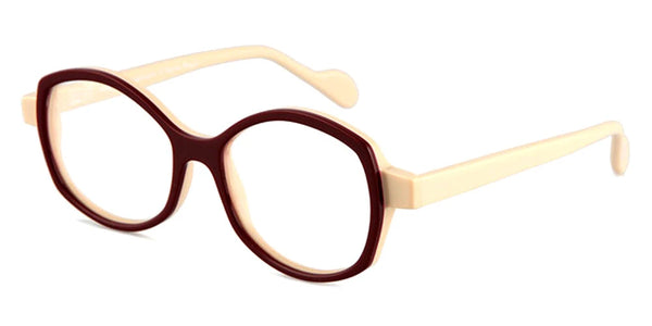 Burgundy and Cream / 49-18