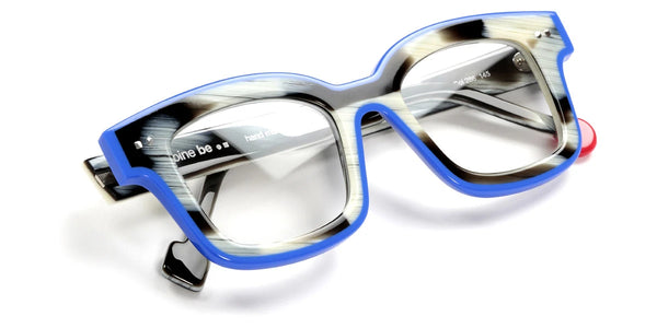 Shiny Horn/Shiny Majorelle Blue / 46-21-145