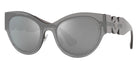 VERSACE VE2234 10016G 53 - Transparent Gray Mirror Silver / Light Gray Mirrored Silver