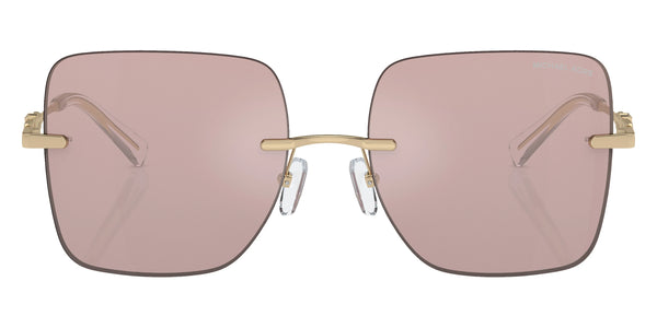 Pink Solid Back Mirrored/Light Gold Shiny / Pink Black / 55-17-140