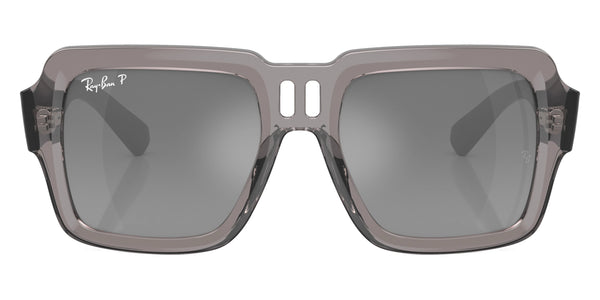 Transparent Gray/Black / Silver/Gray Gradient Mirrored Polarized / 54-19-145