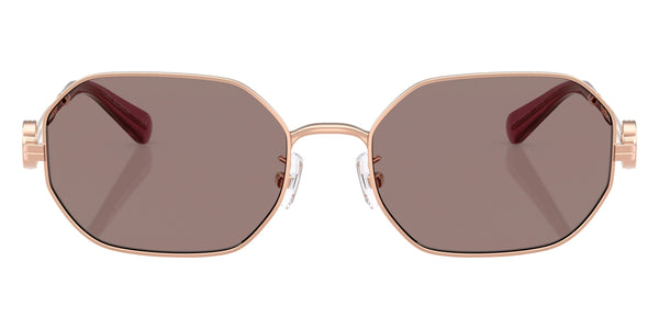 Light Rose Gold / Light Brown Purple Mirrored / 55-18-140