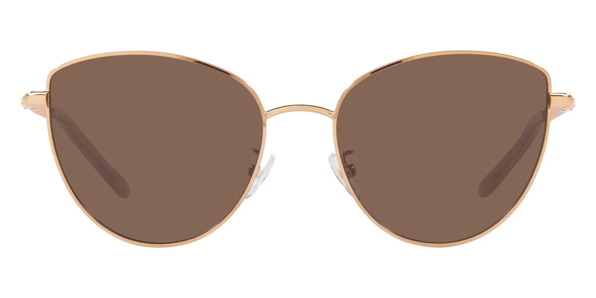 Tory Burch TY6091 332373 56 - Shiny Rose Gold / Solid Brown