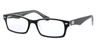 Ray-Ban RX5206 2034 52 - Black On Transparent