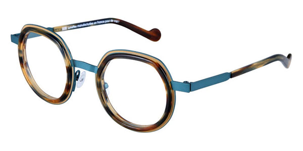 Satin Sand Cercles Grooves and Tortoiseshell Inserts/Matte Pacific Green / 46-24