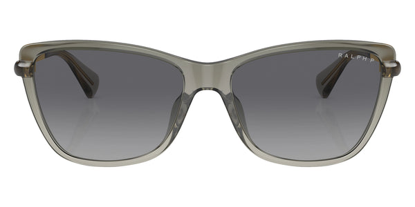 Shiny Transparent Gray/Shiny Gold / Light Gray Gradient Gray Polarized / 57-16-140