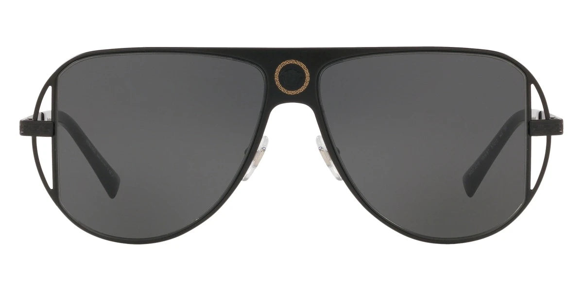 VERSACE VE2212 100987 57 - Matte Black / Gray