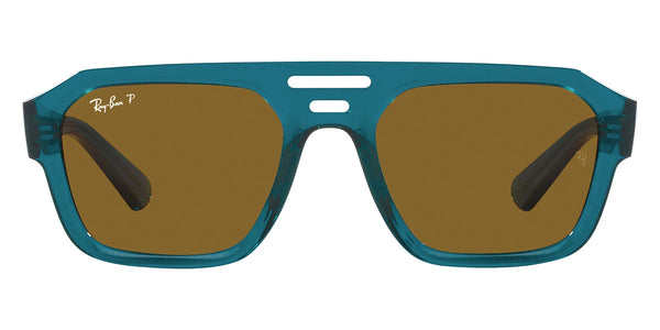Transparent Light Blue / Dark Brown Polarized / 54-20-145