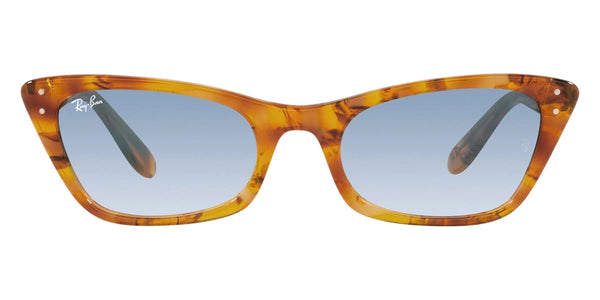 Amber Tortoise / Clear Gradient Blue / 52-20-140