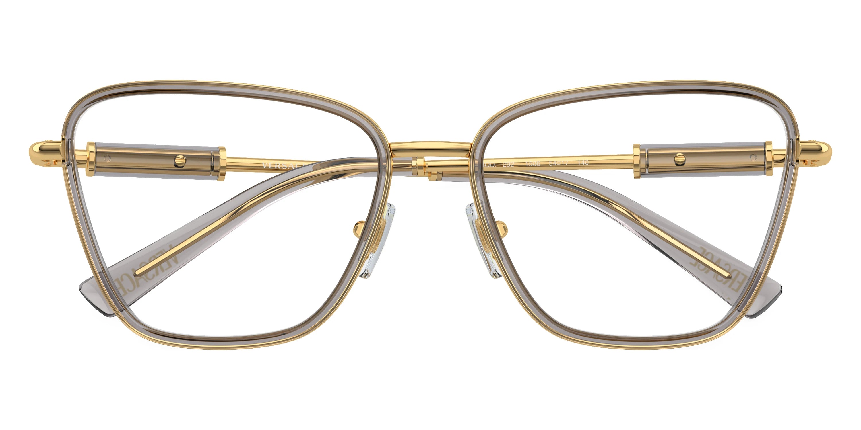 VERSACE VE1292 1506 54 - Gray Transparent/Gold