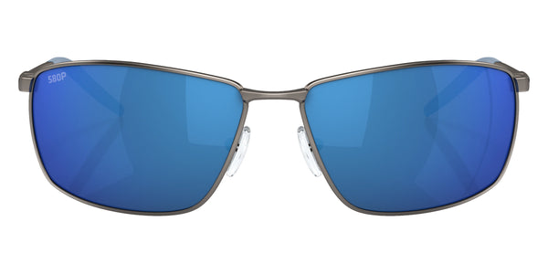 Matte Dark Gunmetal / Blue Mirrored Polarized / 63-15-128