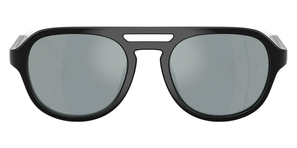 Black/Crystal/Silver / Gray Polarized Flash Mirrored / 52-20-145