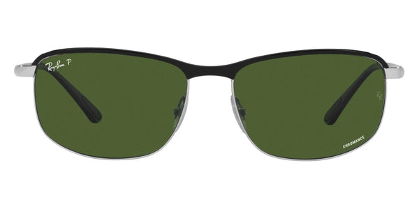 Black On Silver / Polarized Dark Green / 60-16-140