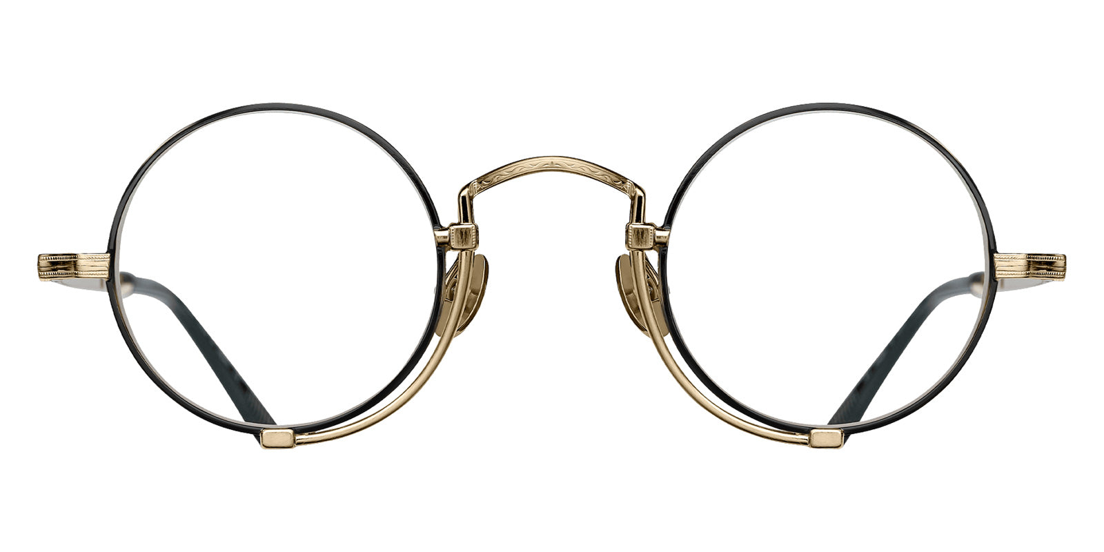 Matsuda 10103H 44 - Brushed Gold/Matte Black #id:10103hbrushedgoldmatteblackclearlens44_s:102100