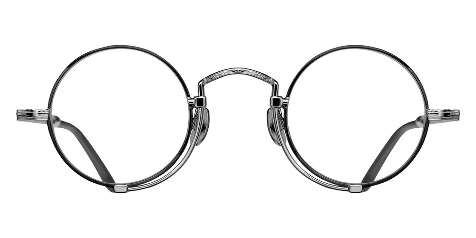 Matsuda 10103H 41 - Palladium White/Matte Black #id:10103hpalladiumwhitematteblackclearlens41_s:104100