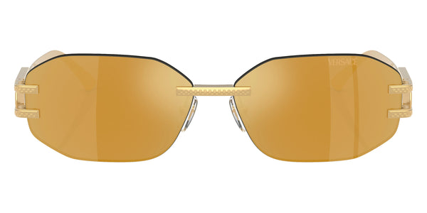 Gold / Brown Mirrored Gold / 58-13-140