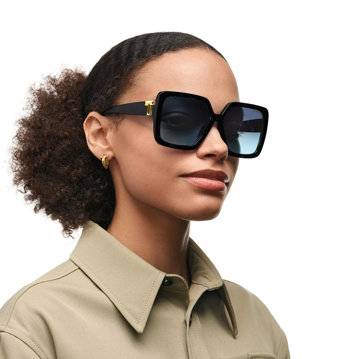 TIFFANY TF4206U 80019S 58 - Black / Azure Gradient Blue