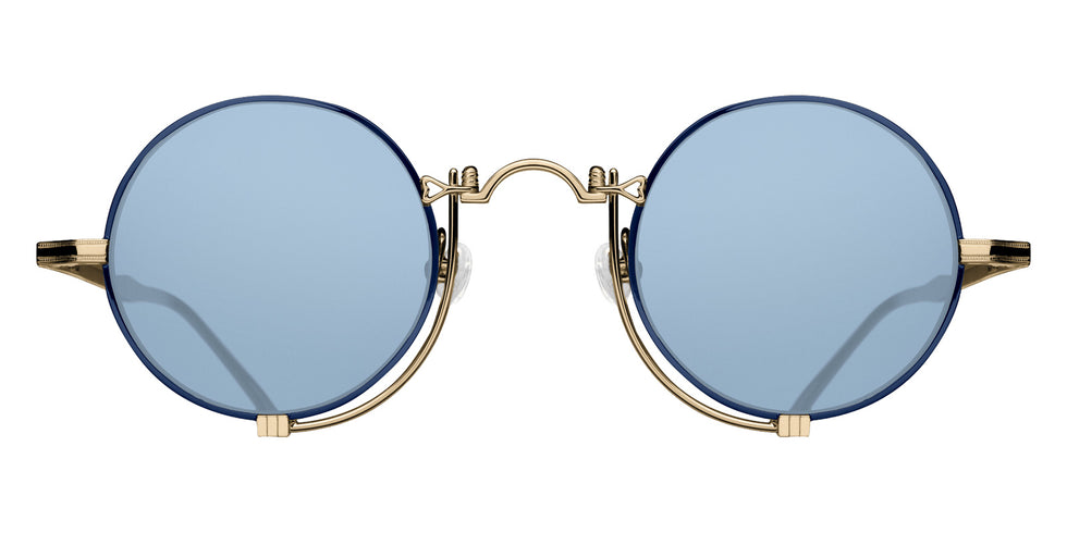 Matsuda 10601H 45 - Brushed Gold/Navy / Cobalt Blue #id:10601hbrushedgoldnavycobaltblue45_s:100100